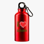 Металлическая бутылка 400 мл UV-DTF