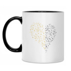 Кружка двухцветная