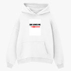 Толстовка худи оверсайз