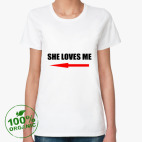 Женская футболка органик