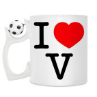 Кружка с футбольным мячиком