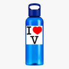 Прозрачная спортивная бутылка