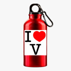 Металлическая бутылка 400 мл UV-DTF