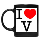 Кружка цветная UV-DTF