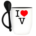 Кружка с ложкой