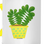 Кактус в горшке