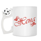 Кружка с футбольным мячиком