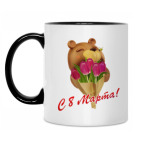 Кружка двухцветная