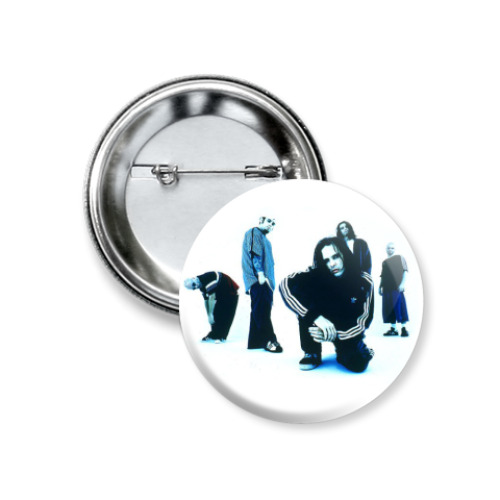 Значок 37мм с принтом Korn значек