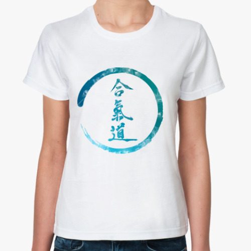 Классическая футболка с принтом Энергия