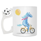 Кружка с футбольным мячиком