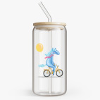 Банка с бамбуковой крышкой