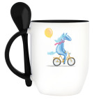 Кружка с ложкой