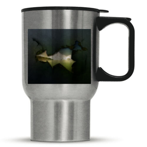 Кружка-термос с принтом Закрывайте  за собой чакры!