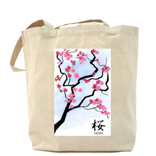 Сумка шоппер Сакура