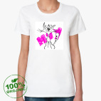 Женская футболка органик