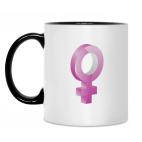 Кружка двухцветная