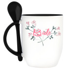 Кружка с ложкой