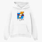 Толстовка худи оверсайз