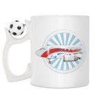 Кружка с футбольным мячиком