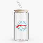 Банка с бамбуковой крышкой