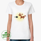 Женская футболка органик