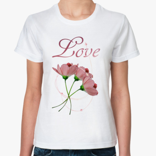 Классическая футболка Весенняя любовь