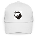 Кепка / бейсболка, белая (печать) Наушники