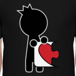 Парная футболка для влюблённых