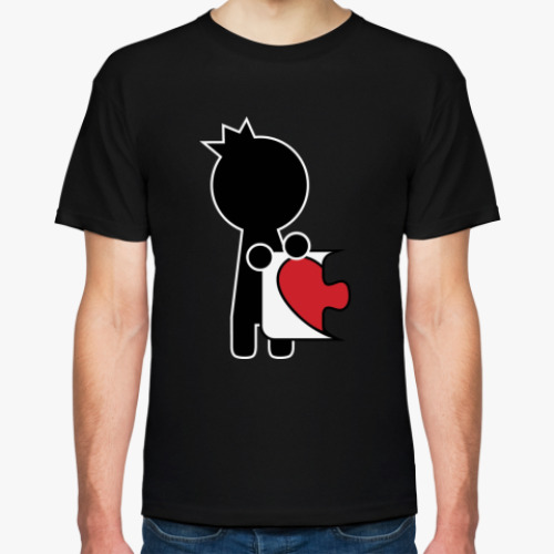 Футболка с принтом Парная футболка для влюблённых