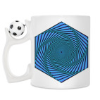 Кружка с футбольным мячиком