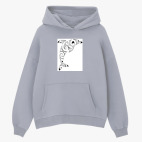 Толстовка худи оверсайз