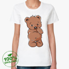 Женская футболка органик