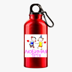 Металлическая бутылка 400 мл UV-DTF