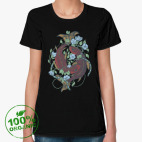 Женская футболка органик