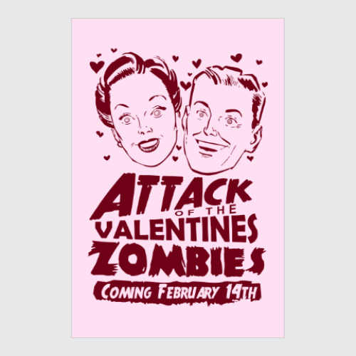 Постер Зомби Св. Валентина атакуют!