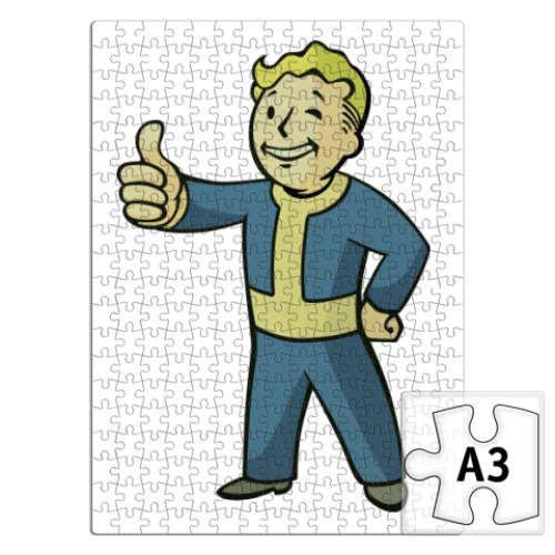 Пазл с принтом  Fallout