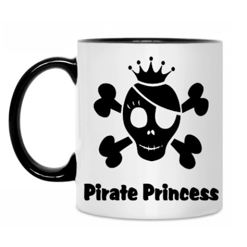 Кружка с принтом Принцесса пиратов