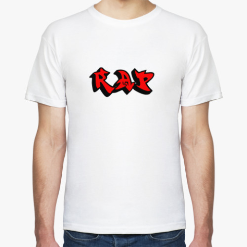 Футболка с принтом RAP