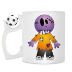 Кружка с футбольным мячиком