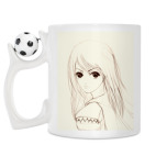 Кружка с футбольным мячиком