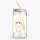 Банка с бамбуковой крышкой