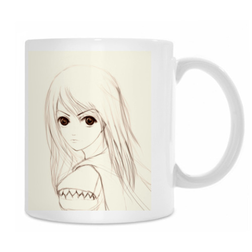 Кружка с принтом Anime Girl