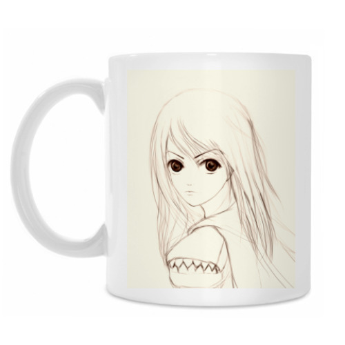 Кружка с принтом Anime Girl