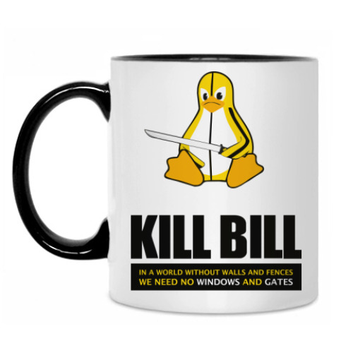 Кружка Tux Kill Bill
