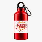 Металлическая бутылка 400 мл UV-DTF