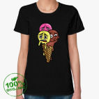 Женская футболка органик