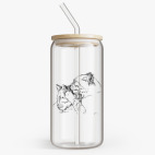 Банка с бамбуковой крышкой