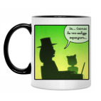 Кружка двухцветная