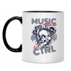 Кружка двухцветная